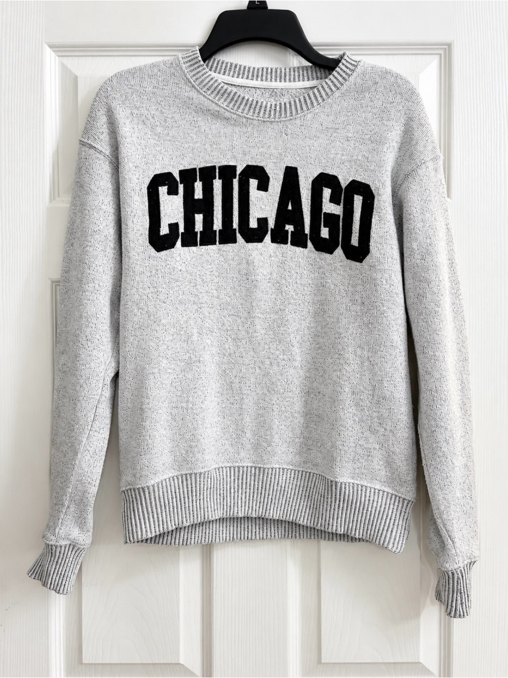 Chicago Graphic Crewneck Sweater - Gray